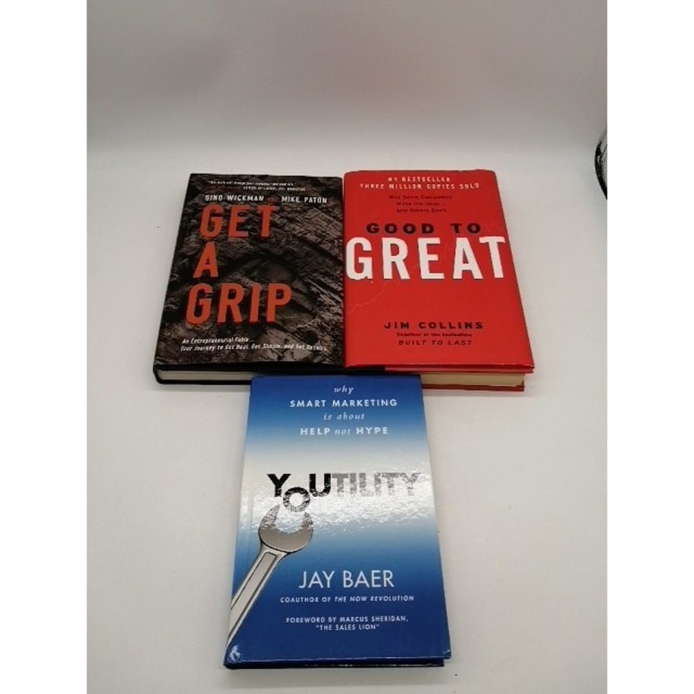 Management Leadership Hardcover Books Lot of 3 Various Authors Career Building